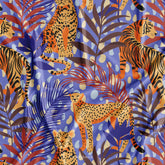 Floral Kingfisher Bird Printed Fabric Material Online 8